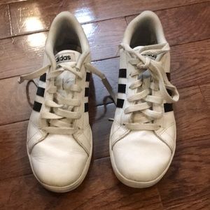 Adidas leather sneakers size 4y